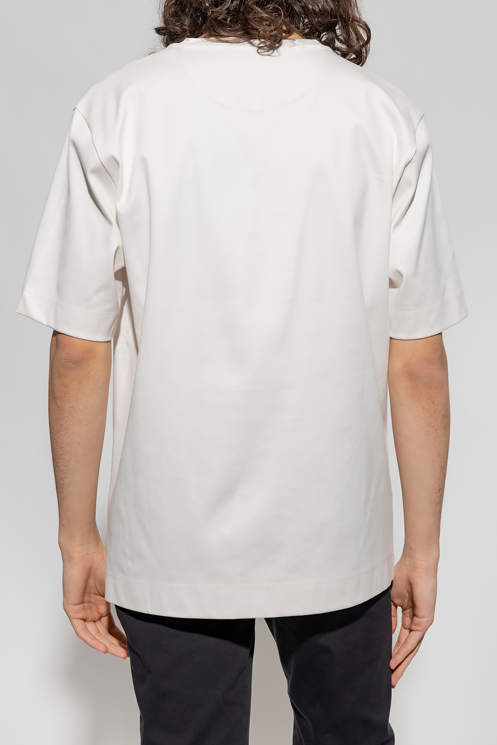 White T-shirt with logo Fendi - Vitkac KR